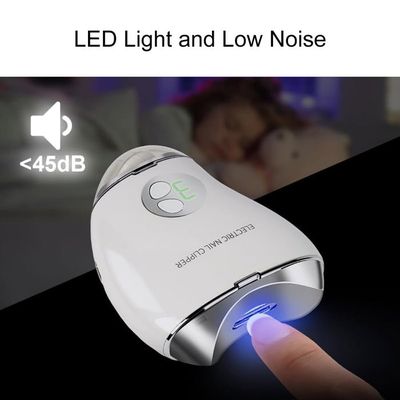 Coupe-ongles électrique Avec Lumière LED - Polisseur Automatique Pour Mains Et Pieds, Bébés, Seniors, Hommes Et Femmes