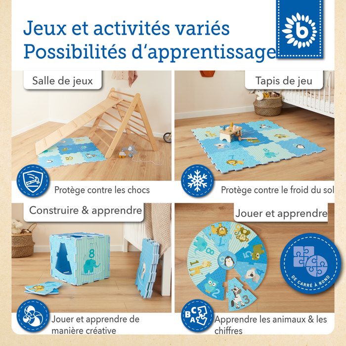 JYHCD Tapis De Jeu Bébé en Mousse, Tapis De Sol Puzzle en Mousse PE Épais Et Doux,60X60 Grand Tapis Mousse Bebe Confortable Multicolore,Tapis De Sol Sport,Dalle Mousse Bébé,A,8Pcs JYHCD Tapis De Jeu Bébé en Mousse, Tapis De Sol Puzzle en Mousse PE Épais Et Doux,60X60 Grand Tapis Mousse Bebe Confortable Multicolore,Tapis De Sol Sport,Dalle Mousse Bébé,A,8Pcs