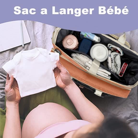 Sac à Main Langer Bébé Maman - LOKER - Set de 5pcs - Microfibre - Bleu -  Cdiscount Puériculture & Eveil bébé