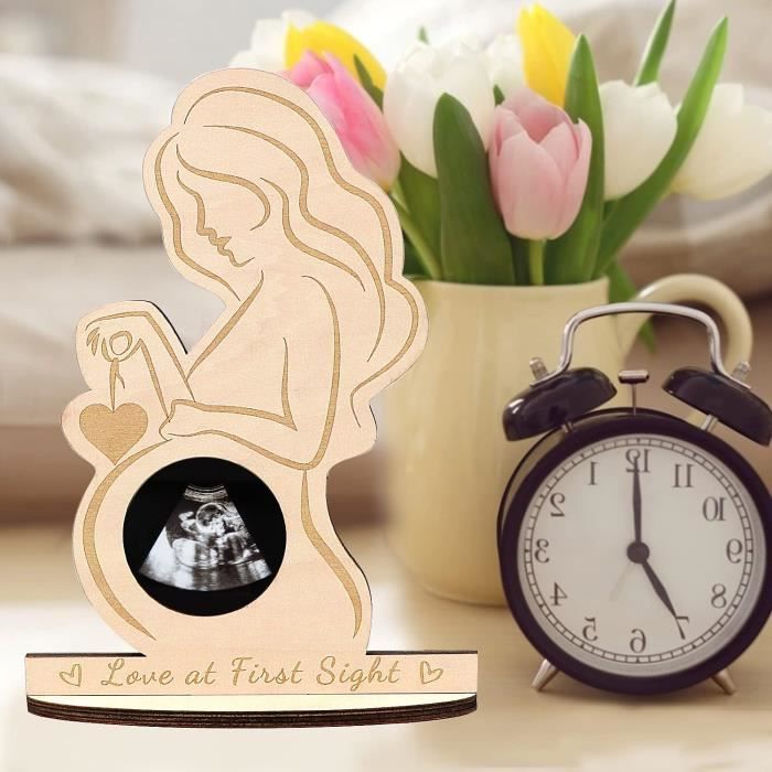 Cadre photo de macogramme de bébés, cadre Keepplex d'annonce de grossesse,  cadres photo de bosse de maman enceinte, ultrasons, sexe