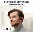 Cambridge Audio Melomania Touch - Écouteurs sans Fil - Bluetooth 5.0 avec Micro Intégré - Étanches - Noir-4