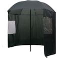 Design Moderne Parapluie de pêche Vert 240x210 cm Haut de gamme &626964-0