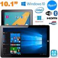 Tablette Windows 10 + Remix OS 2.0 - Intel - 10.1 pouces - 4Go RAM - 64 Go-0