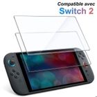 HOM2SEEKER 2x Verre Trempé 9H pour Nintendo Switch 2 (2025)- Ultra Clair - Protection Écran Anti-Rayures - 2,5D/0.26mm (2 Films)