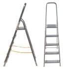 BRAND Escabeau en aluminium EUROSTYL Jaune 5 marches 5 Marches