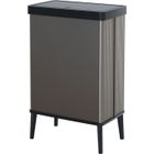 Poubelle sur pieds - VERTO - CURVER - Ouverture touch - 54 L - Gris perle