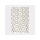 DECOWEB Tapis Graphique Essenza Crème - Cubes 3D - 160 x 230 cm