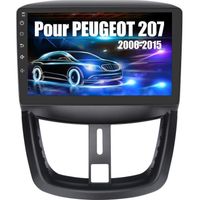 AWESAFE Autoradio Android 12 pour Peugeot 207 (2006-2015)[2Go+32Go] 9 Pouces avec Carplay Android Auto GPS Bluetooth WiFi FM RDS SWC
