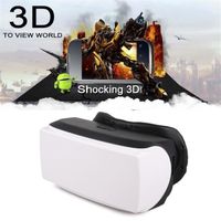GETEK® VR Box Bluetooth WiFi 3D VR jeu casque vidéo verres 1080P blanc