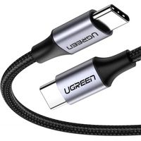 Câble USB C vers USB C UGREEN (1M)  Charge Rapide 60W Nylon Tressé Compatible avec iPhone15 Galaxy S24 S23 iPad MacBook Steam Deck
