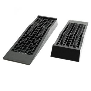 RAMPE POUR CHARGEMENT Rampes d'accès extra plates en plastique pour voitures 1 paire Rampe en plastique de 3 tonnes - 61474