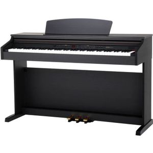 GeeRic Housse anti-poussière pour clavier de piano, housse anti-poussière  pour piano numérique 88 touches, bande élastique durable et verrou de