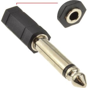 Core Or st/ér/éo 6,35/ mm Jack 1//4/ vers adaptateur convertisseur prise st/ér/éo 3,5/ mm pour casque d/écoute et syst/èmes Hi-Fi. M