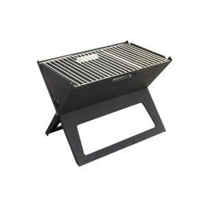 BARBECUE Barbecue portable - Marque - Modèle - Charbon - Pliable - Noir