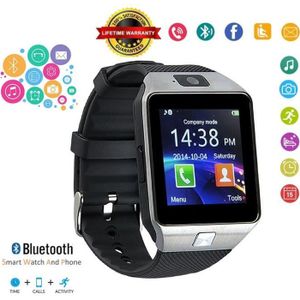 MONTRE CONNECTÉE Bluetooth Montre Connectee DZ09 Smartwatch Télépho