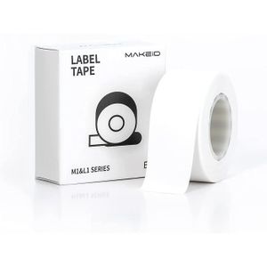 MakeID Ruban pour Étiqueteuse 16 mm x 4 m, Compatible pour MakeID