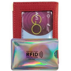 Porte carte 1 a 2 carte transparent compact en cuir - Cdiscount