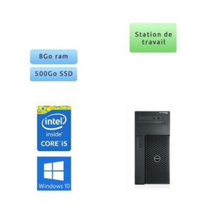 UNITÉ CENTRALE  Dell Precision T1700 - Windows 10 - i5 8GB 500GB S