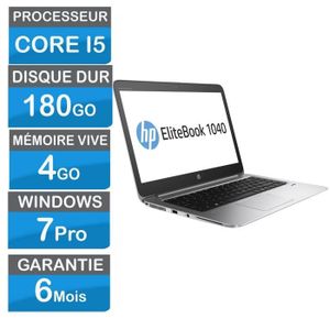ORDINATEUR PORTABLE PC Portable HP Folio 1040 G1 /180 Go SSD / 4Go ram