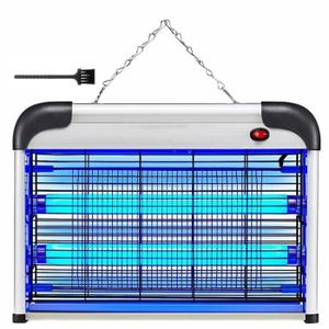 ACETEND Lampe anti-moustiques électrique pour intérieur et extérieur,  exterminateur de moustiques pour contrôle des mouches, blanc : :  Terrasse et Jardin