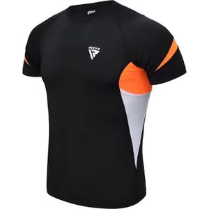 RDX MMA Rashguard Chemise de Compression Debardeur Manche Longue Sport Combat Rash Vest