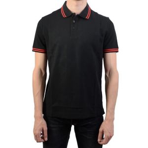 POLO Polo Lotto Classica PQ Noir/Rouge Homme