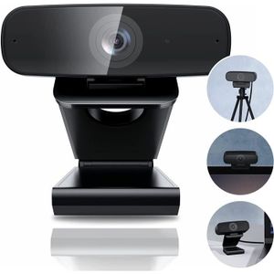 WEBCAM Blooth Webcam 1080P avec Deux Microphones Stéréo, 
