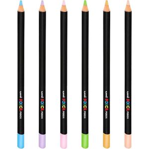 CRAYON DE COULEUR Uni POSCA KPE-200 Lot de 6 crayons de couleur prof