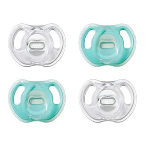 Tommee Tippee Sucette Fun 6-18 mois silicone/PP lot de 6