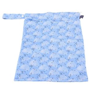 COUCHE LAVABLE Sacs secs et humides réutilisables VINGVO pour couches lavables - Bleu - Taille Unique
