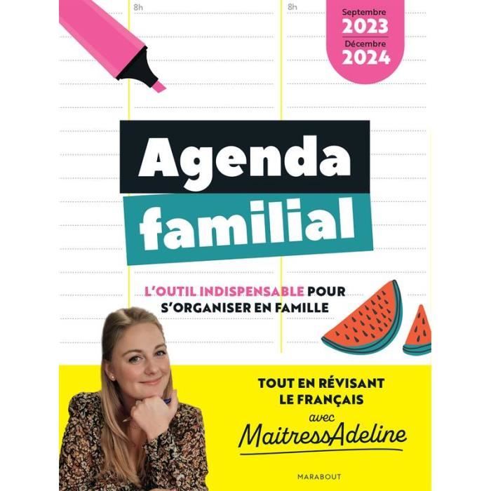 Agenda familial - Mémoniak pocket - 2024 - Mini planner familial - Planner  familial - Agendas - Calendriers