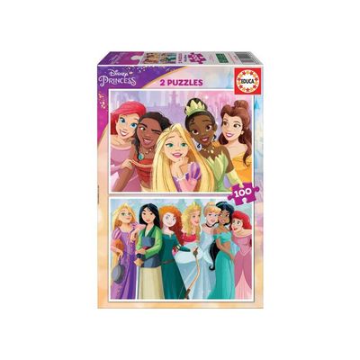2 Puzzles Educa Moana 2 - 48 Pièces Chacun | 28x20cm | Pour Enfants 3-6 Ans