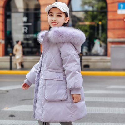 Manteau D'hiver Fille à Capuche - Polaire épaisse - Manches Longues - Style Décontracté Sport - Taille 4 à 17 Ans