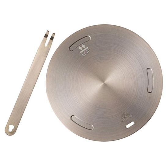 STOBAZA Plaque Conductrice De Chaleur Acier Inoxydable Pour Casseroles