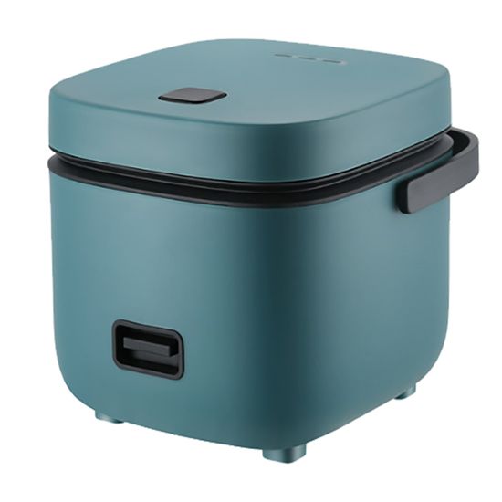 LOVIVER 1,8 L Mini Cuiseur à Riz Électrique Cuiseur Vapeur Electrique Cuiseur de Riz Multifonctionnel Mini-Cuiseur Simple pour Cuisine,Dortoir, Gris Rouge
