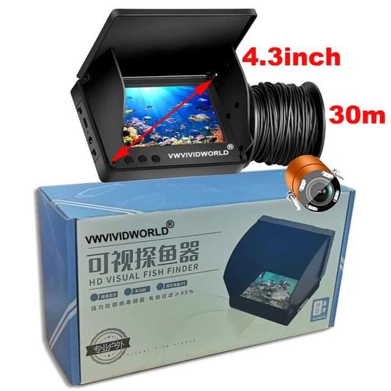 VGEBY Détecteur De Poissons Sous-marin à Vision Nocturne Caméra De