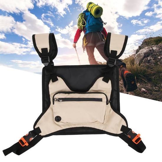 Sac Poitrine Tactique Molle Nylon - Sac à Dos Militaire Homme Pour Randonnée, Camping Et Escalade