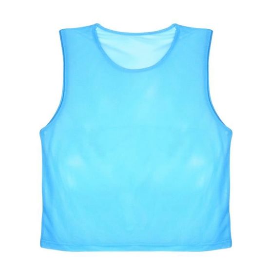 Lot De 12 Chasubles D'entraînement Football - Maille Nylon Légère, Rouge Et Bleu | Pour Sports Collectifs, Entraînement - 11
