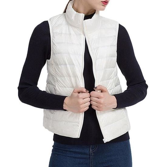 Gilet duvet sans online manche femme