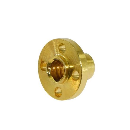 Lot De 2 écrous Anti-retour Pour Imprimante 3D TR8x4 T8 Pom Pour Filetage 2 Mm Plomb 4 Mm Acme Tige Filetee Eliminent Les Ressorts D Ecartement Accessoires Cnc Pitch 2 Mm Plomb 4 Mm