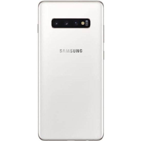 SAMSUNG Galaxy S10+ 128 go Blanc - Reconditionné - Très bon état