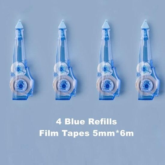 Lot De 5 Rouleaux Correcteurs - 6 M X 5 Mm - Mini Format Portable - Pour Bureau, école, Maison - Plusieurs Couleurs