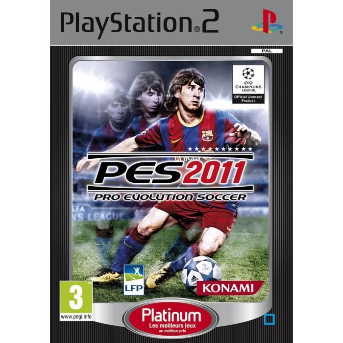 Konami Pes 2011 Platinum / Jeu Console PS2