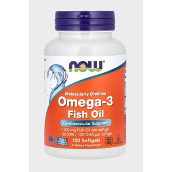 Acides gras Now Omega 3 (100 capsules)