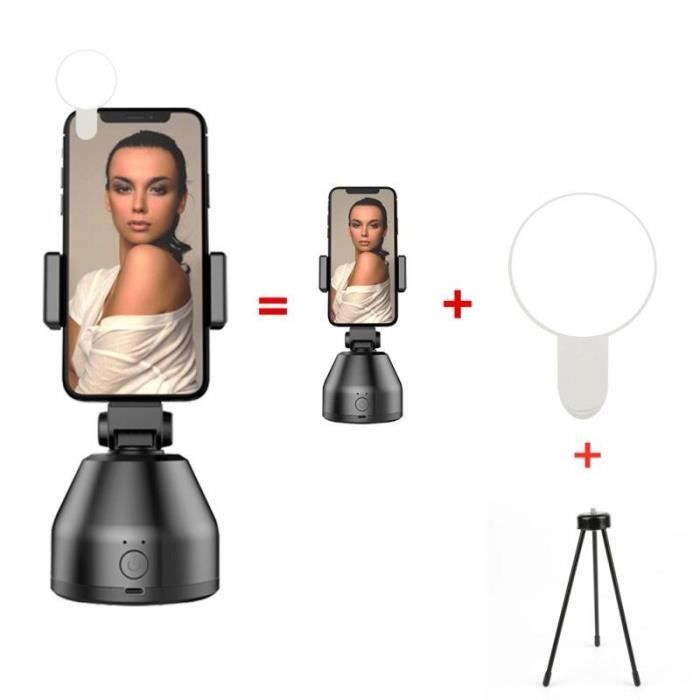 Monopode,Smartphone Cardan Stabilisateur Suivi Automatique Support Pour Téléphone 360 Rotation Auto Suivi Du Visage - Type 07