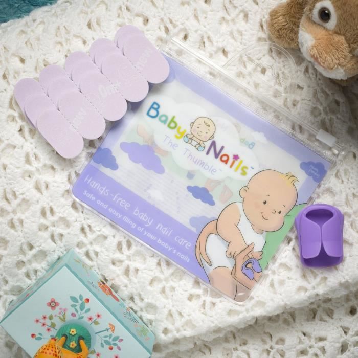Baby Nails, la lime à ongle main-libre conçue pour bébé (Paquet standard pour les nouveau-nés)