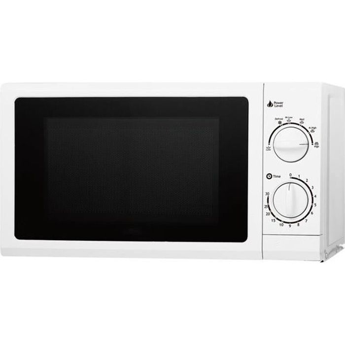 Confortec MO720W, Comptoir, Micro-ondes uniquement, 20 L, 700 W, Rotatif, Blanc