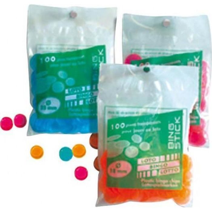 SACHET DE 100 PIONS DE LOTO MARQUAGE