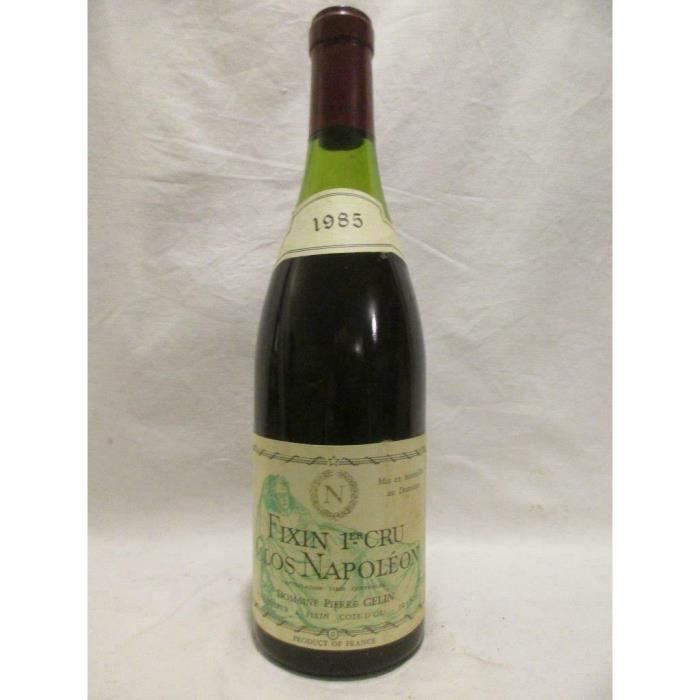 fixin pierre gelin premier cru clos napoléon rouge 1985 - bourgogne