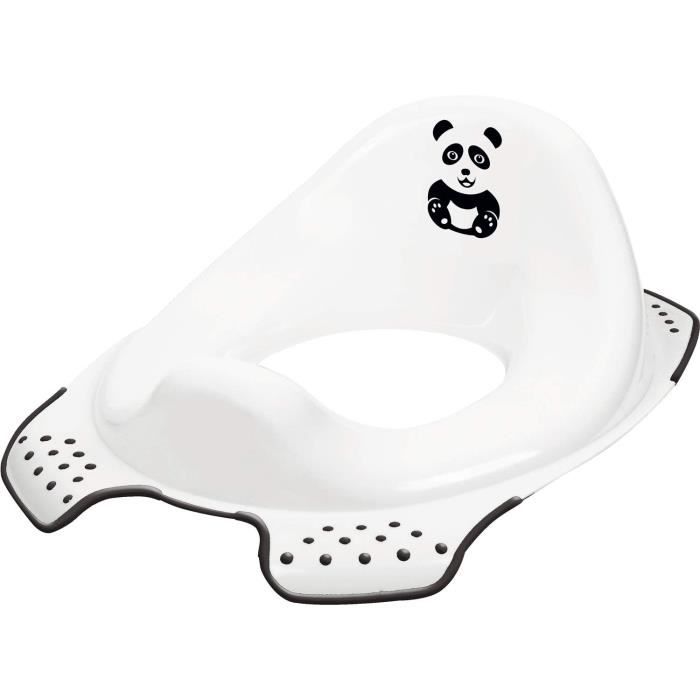 Keeeper Panda Siège de Toilettes pour BébéDe 18 Mois à 4 Ans EnvironAntidérapantEwaBlanc